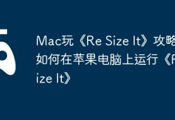 Mac玩《Re Size It》攻略，如何在苹果电脑上运行《Re Size It》