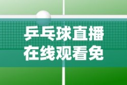 乒乓球直播在线观看免费
