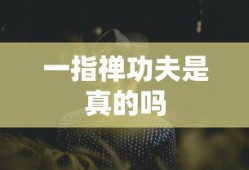 一指禅功夫是真的吗