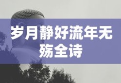 岁月静好流年无殇全诗