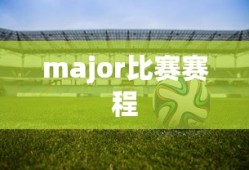 major比赛赛程