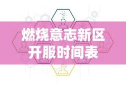 燃烧意志新区开服时间表