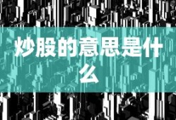 炒股的意思是什么