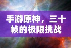 手游原神，三十帧的极限挑战