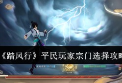 踏风行零氪宗门职业选择指南 武宗法宗全面对比分析