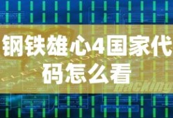 钢铁雄心4国家代码怎么看
