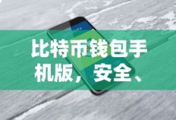 比特币钱包手机版，安全便捷的数字资产存储新选择