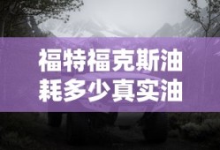 福特福克斯油耗多少真实油耗
