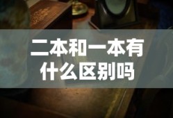 二本和一本有什么区别吗