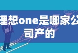 理想one是哪家公司产的