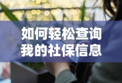 轻松查询我的社保信息的方法
