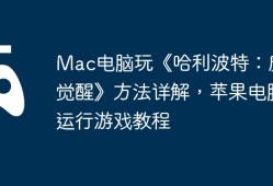 Mac电脑玩《哈利波特：魔法觉醒》方法详解，苹果电脑运行游戏教程