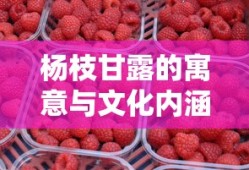 杨枝甘露，寓意与文化内涵的交融