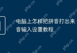电脑上拼音输入设置教程