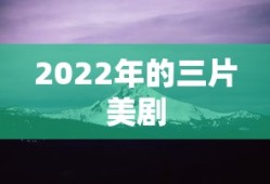 2022年的三片美剧