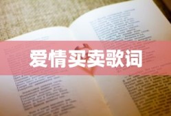 爱情买卖歌词