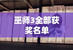 巫师3全部获奖名单