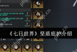 七日世界坚盾庇护全解析 末日生存模组搭配秘籍