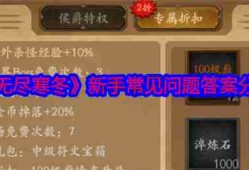 《无尽寒冬》新手常见问题答案分享