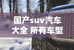 国产suv汽车大全 所有车型