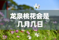 龙泉桃花会是几月几日
