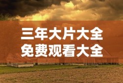 三年大片大全免费观看大全