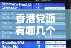 香港党派有哪几个