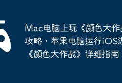 Mac电脑上玩《颜色大作战》攻略，苹果电脑运行iOS游戏《颜色大作战》详细指南