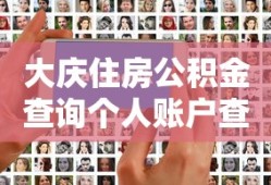 大庆住房公积金查询个人账户查询