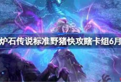 炉石传说标准野猪快攻瞎卡组怎么搭配 炉石传说标准野猪快攻瞎代码分享6月