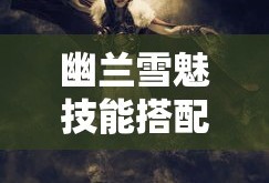 幽兰雪魅技能搭配