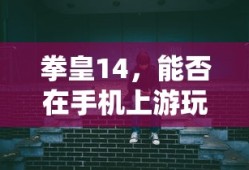 拳皇14手机游玩可能性分析