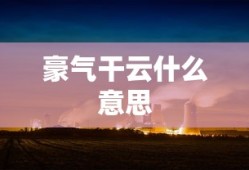 豪气干云什么意思