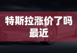 特斯拉涨价了吗最近