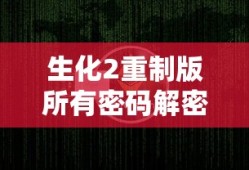 生化2重制版所有密码解密