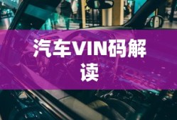 汽车VIN码解读