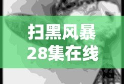 扫黑风暴28集在线观看全能影视