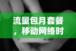 移动网络时代的消费新选择，流量包月套餐