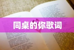 同桌的你歌词