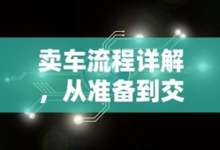 卖车流程详解，从准备到交易完成的全面指南