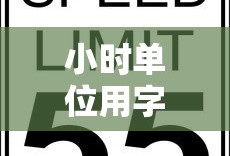 小时单位用字母表示