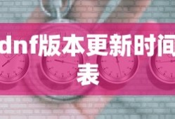 dnf版本更新时间表