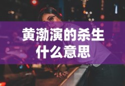 黄渤演的杀生什么意思