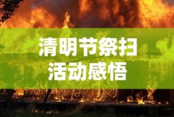 清明节祭扫活动感悟