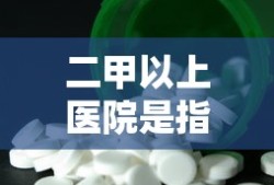 二甲以上医院是指三甲还是一甲