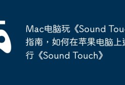 Mac电脑玩《Sound Touch》指南，如何在苹果电脑上运行《Sound Touch》