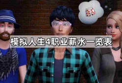 模拟人生4职业薪水是多少 职业薪水一览表