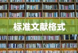 标准文献格式