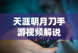 天涯明月刀手游视频解说