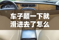 车子颠一下就滑进去了怎么办小说